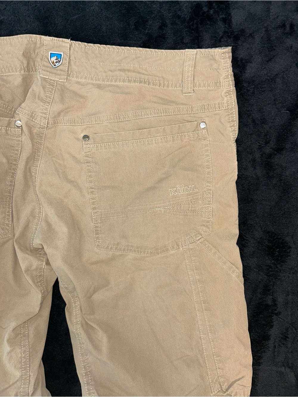 Kuhl Revolvr Pants Mens 36x34 Light Brown Stretch Canvas Hiking Workwear Utility - Picture 6 of 12